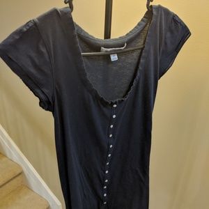 Abercrombie and Fitch top blue color size XS